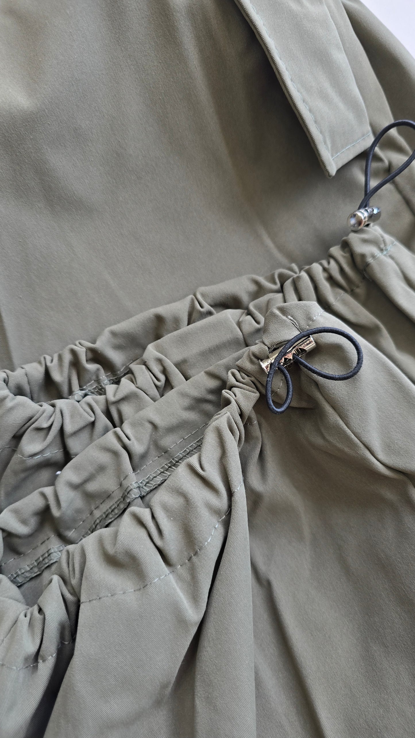 Olive mid rise pants