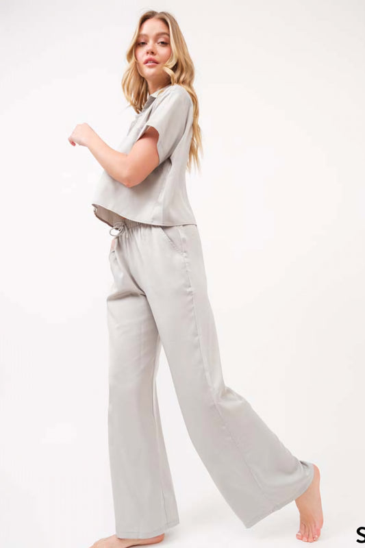 Silver lounge wear set