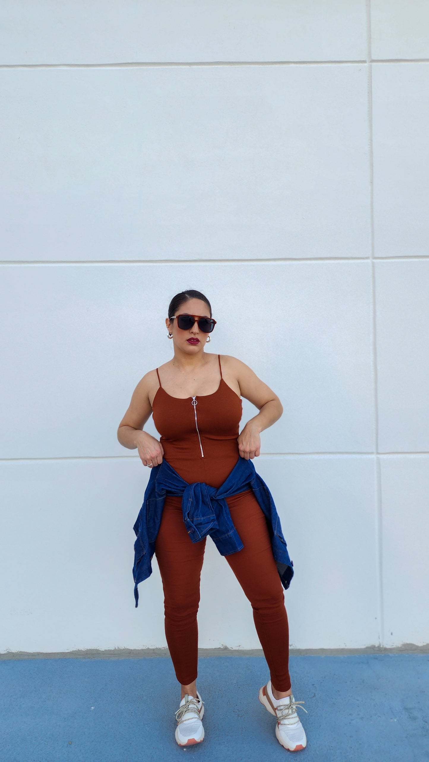 Rust Jumpsuit