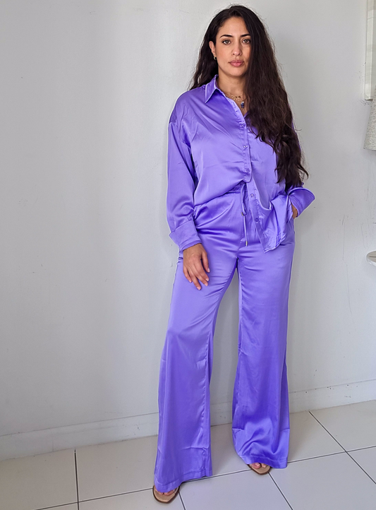 Satin Shirt and pants set