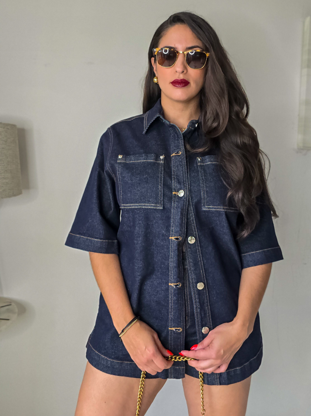 Dark Denim shirt