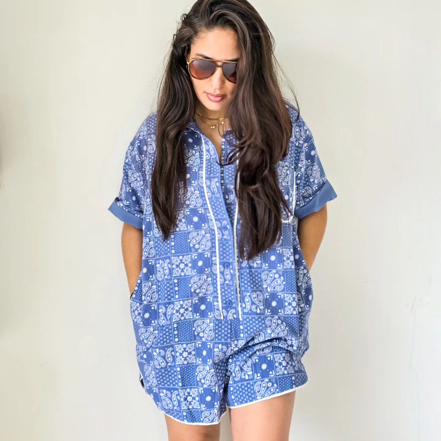 Bandana print Romper