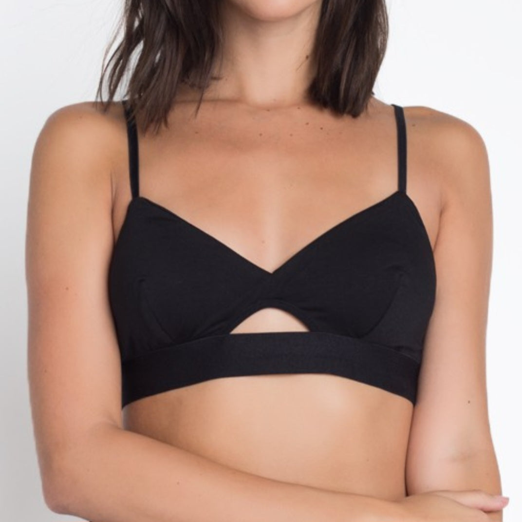 Jersey Cutout bralette