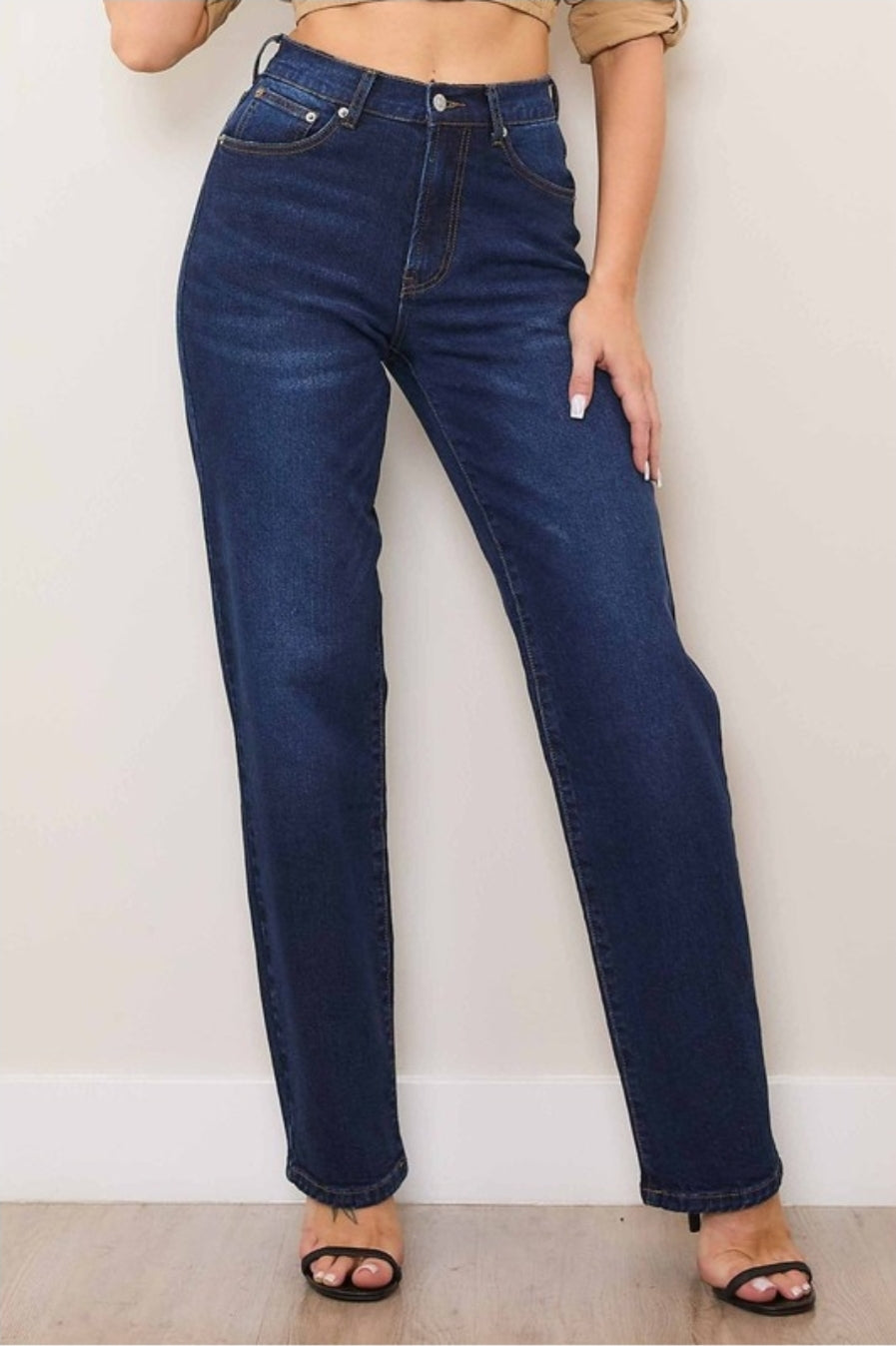 Back to 90s slim baggy vibrant jeans