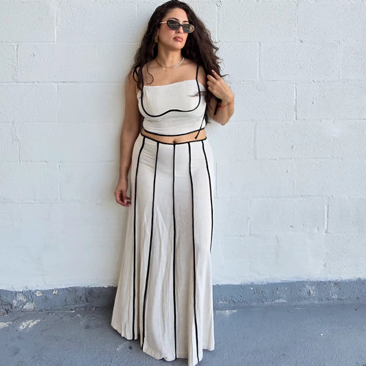 Line Maxi Skirt