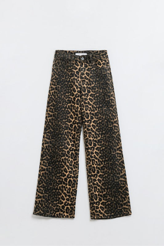 Leopard print pants