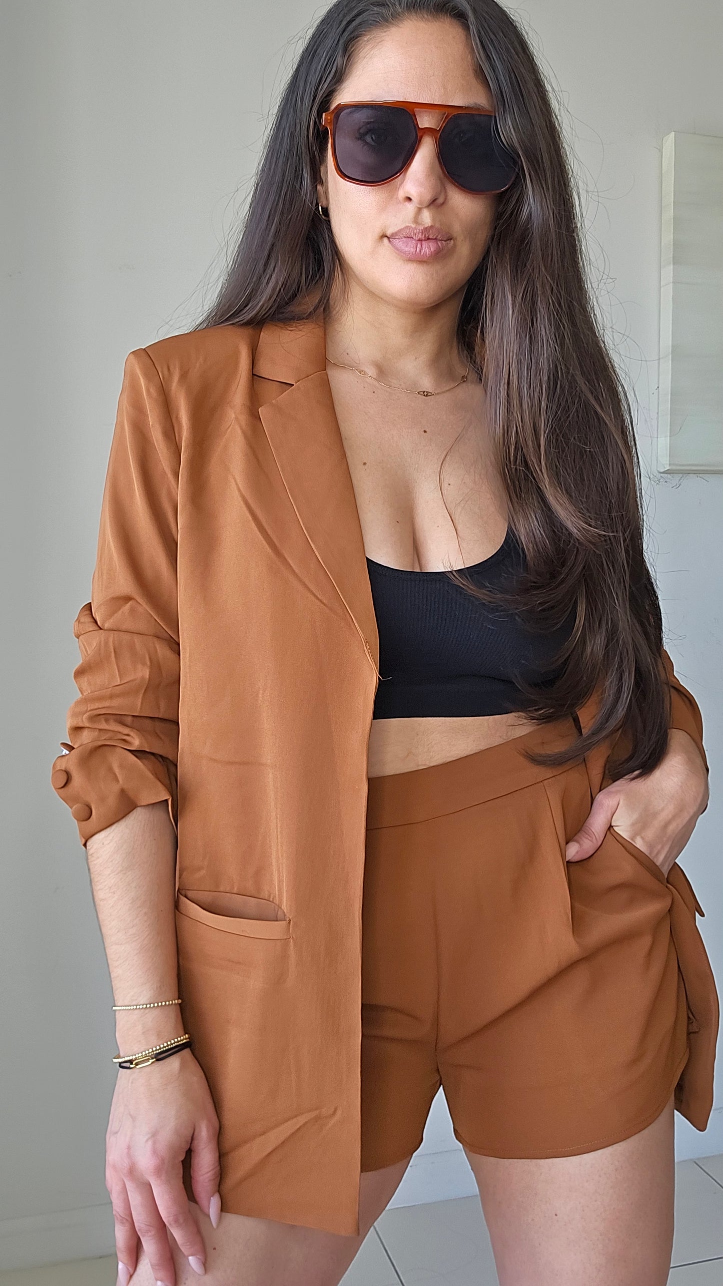 Blazer and shorts set