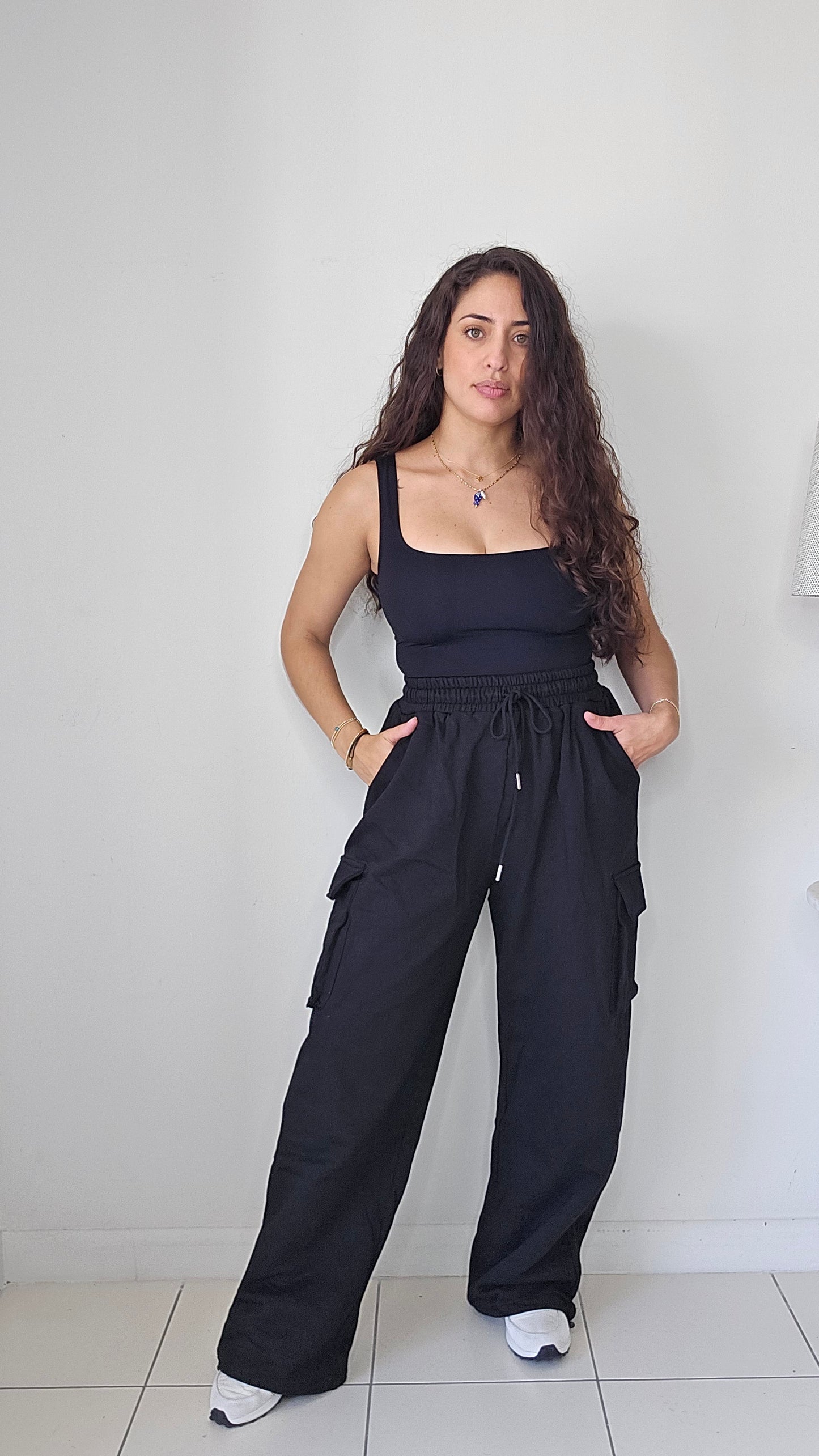 Cargo sweat pants