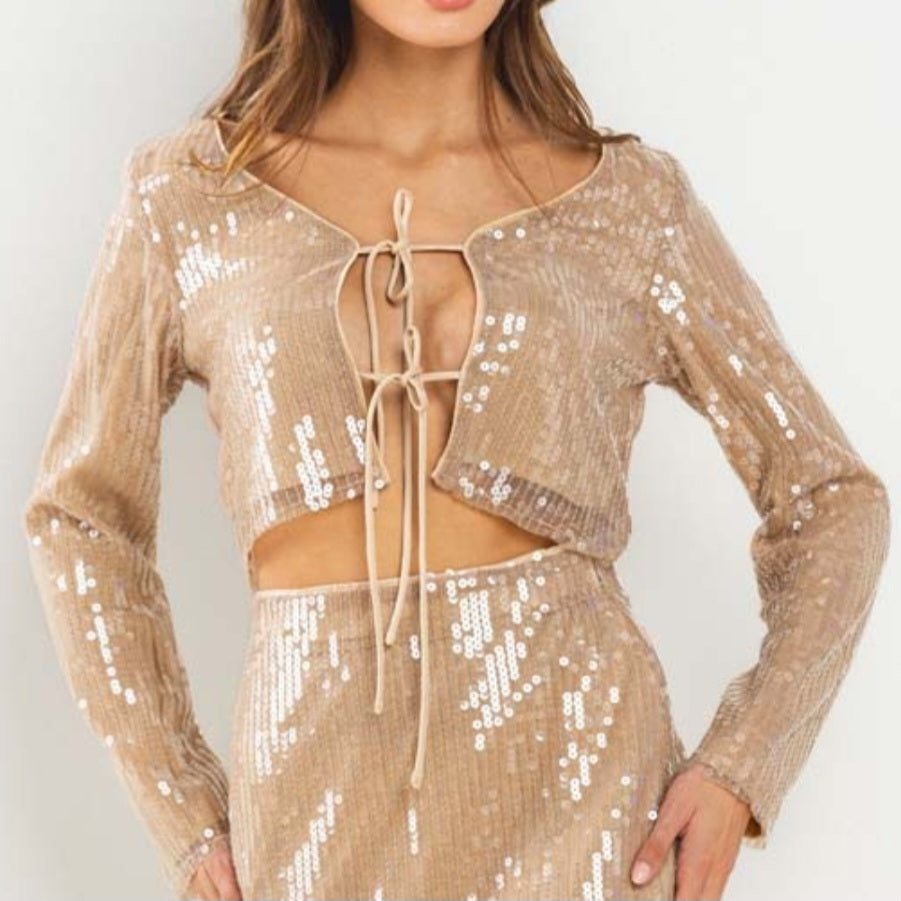 Sequin top