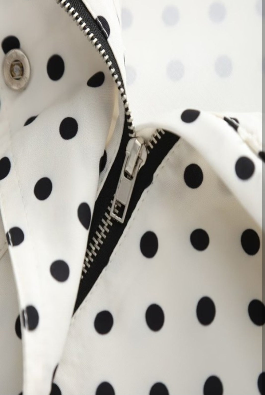 Polka dot Bomber Jacket and shorts set