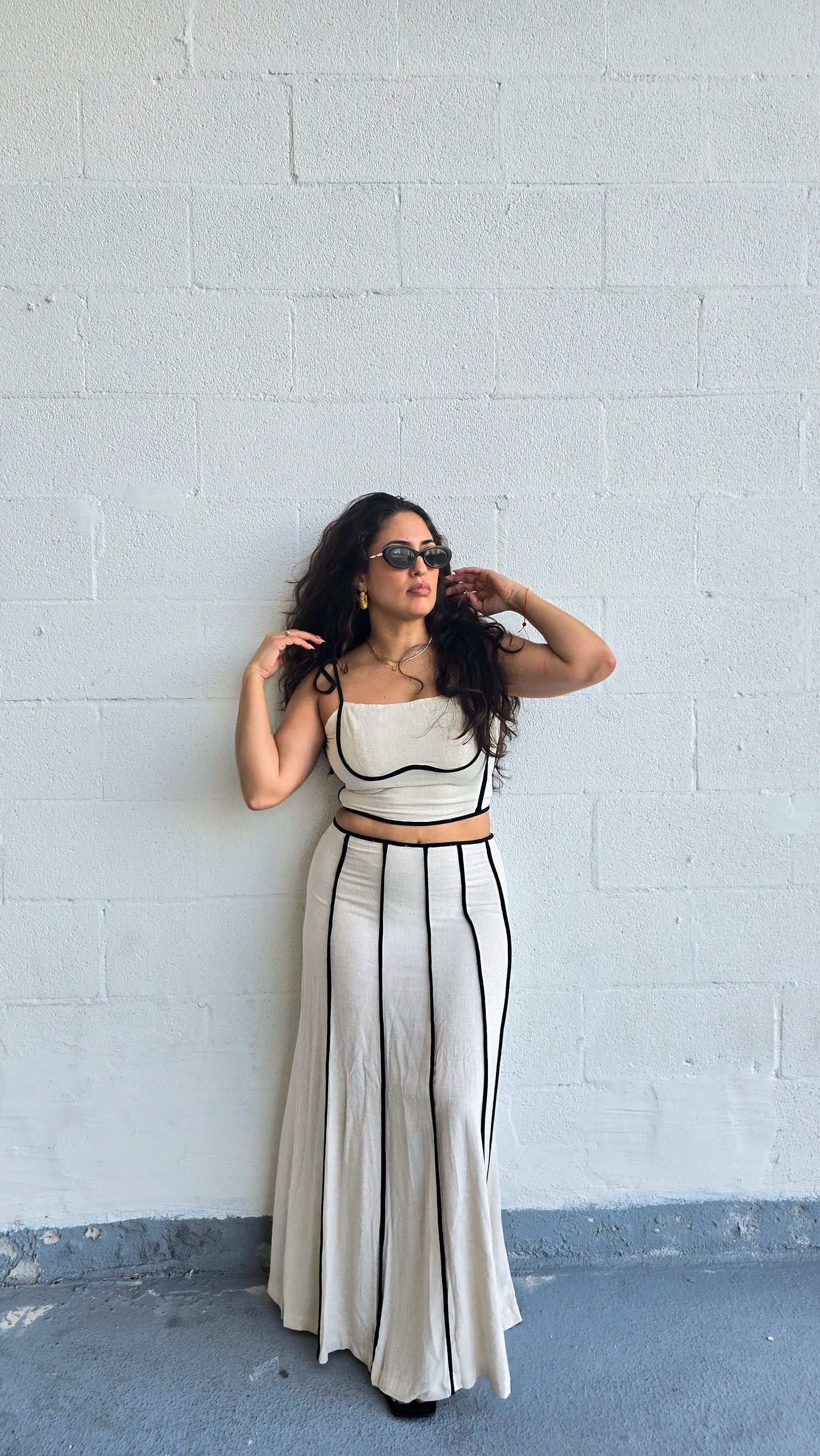 Line Maxi Skirt